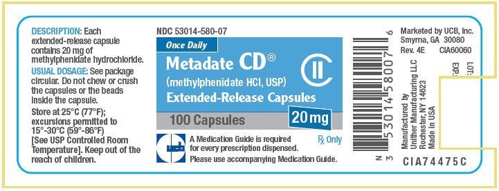 Principal Display Panel - 20 mg Capsule Bottle Label