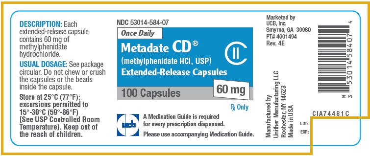 Principal Display Panel - 60 mg Capsule Bottle Label