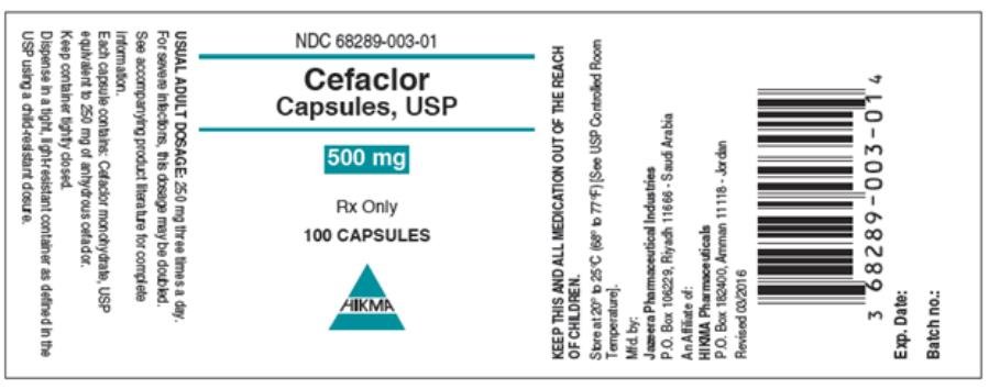 Cefaclor Capsules Ip 500mg