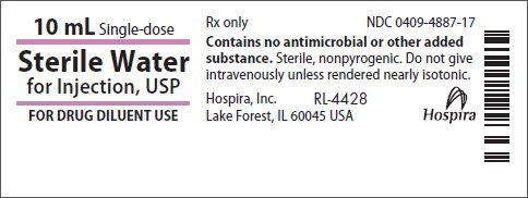 Principal Display Panel - Sterile Water Label