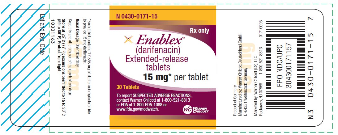 Enablex - FDA prescribing information, side effects and uses