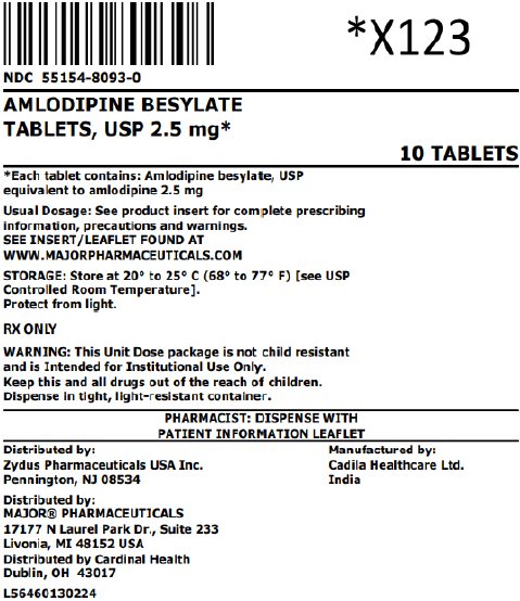 2.5mg* bag label