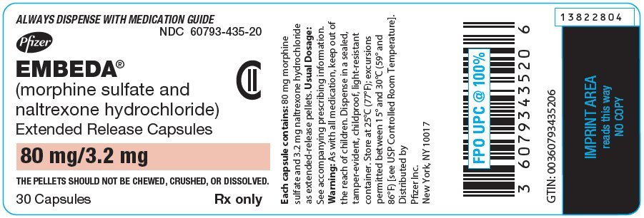 PRINCIPAL DISPLAY PANEL - 30 Capsule Bottle Label - 435