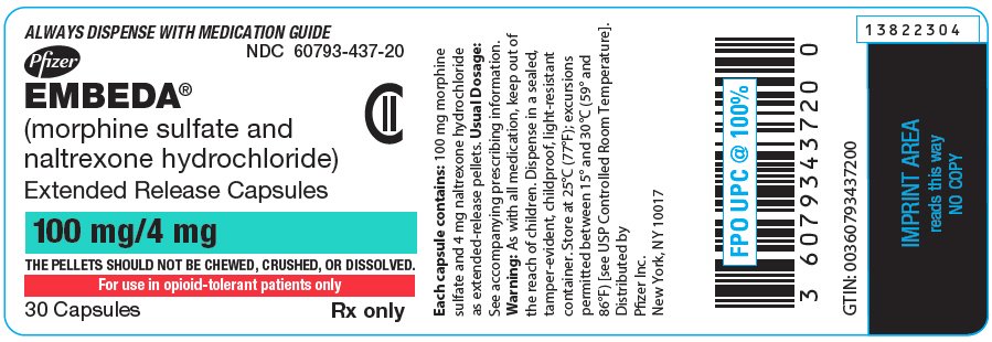 PRINCIPAL DISPLAY PANEL - 30 Capsule Bottle Label - 437