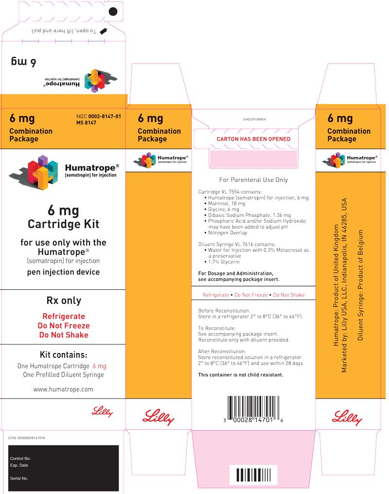 Humatrope cartridge nhra