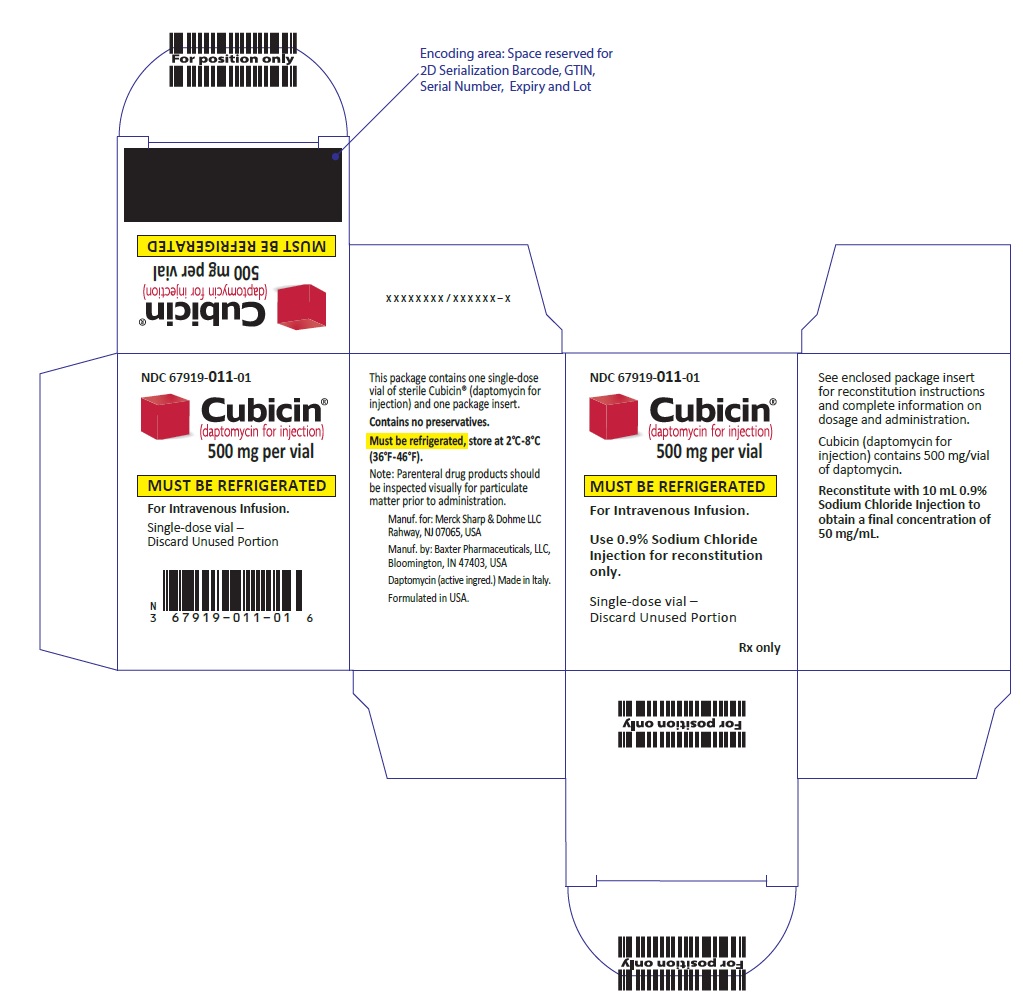 PRINCIPAL DISPLAY PANEL - 500 mg Vial Carton