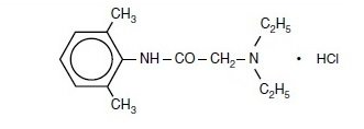 Xylocaine MPF Structural Formula