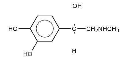 Epinephrine Structural Formula