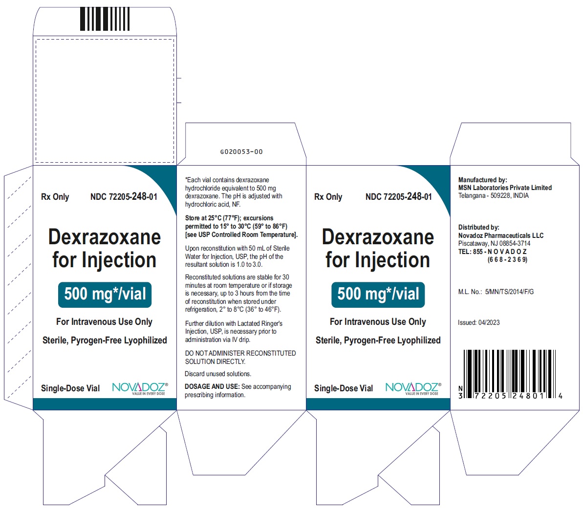 dexra-inj-500mg-crtn-label