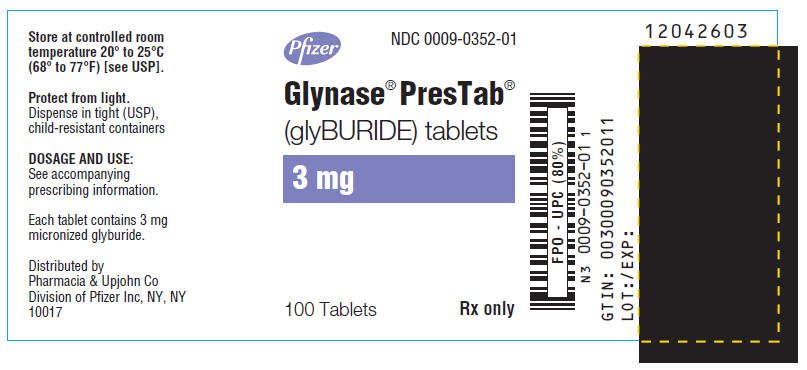 PRINCIPAL DISPLAY PANEL - 3 mg Tablet Bottle Label