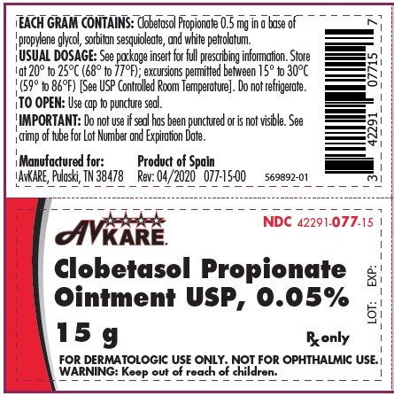 Clobetasol Propionate Cream 0.05