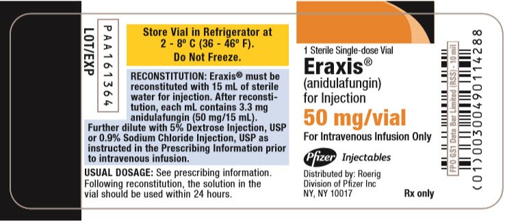PRINCIPAL DISPLAY PANEL - 50 mg Vial Label