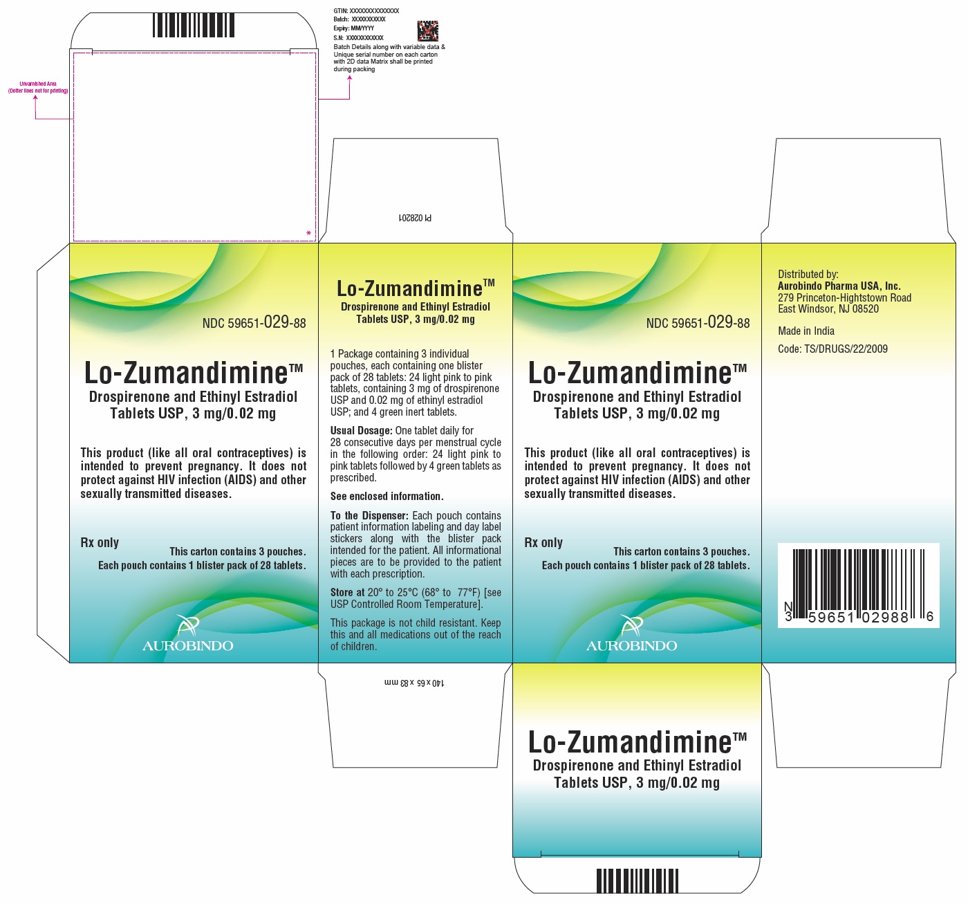 PACKAGE LABEL-PRINCIPAL DISPLAY PANEL - 3 mg/0.02 mg Pouch Carton