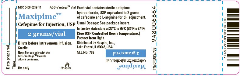 PRINCIPAL DISPLAY PANEL - 2 gram ADD-Vantage Vial Label
