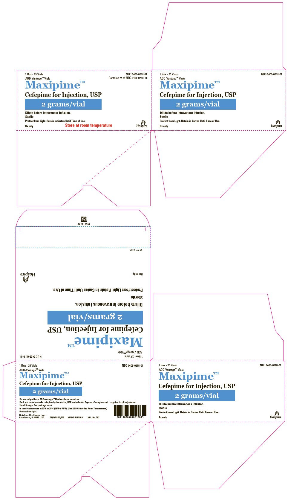 PRINCIPAL DISPLAY PANEL - 2 gram ADD-Vantage Vial Carton