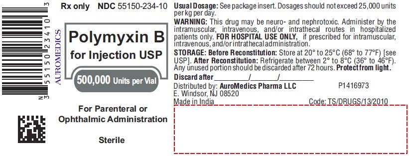 PACKAGE LABEL-PRINCIPAL DISPLAY PANEL - 500,000 Units per Vial - Container Label