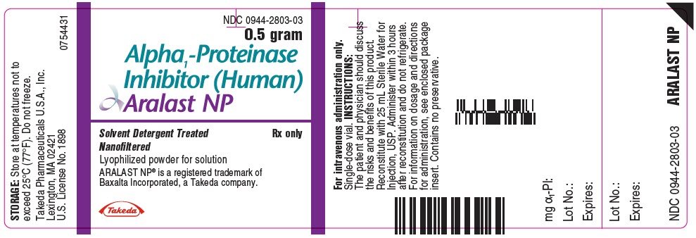 PRINCIPAL DISPLAY PANEL - 0.5 gram Vial Label