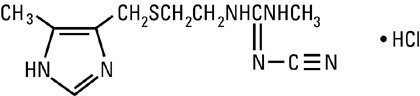 structural formula cimetidine