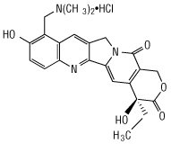 topotecan hydrochloride chemical structure