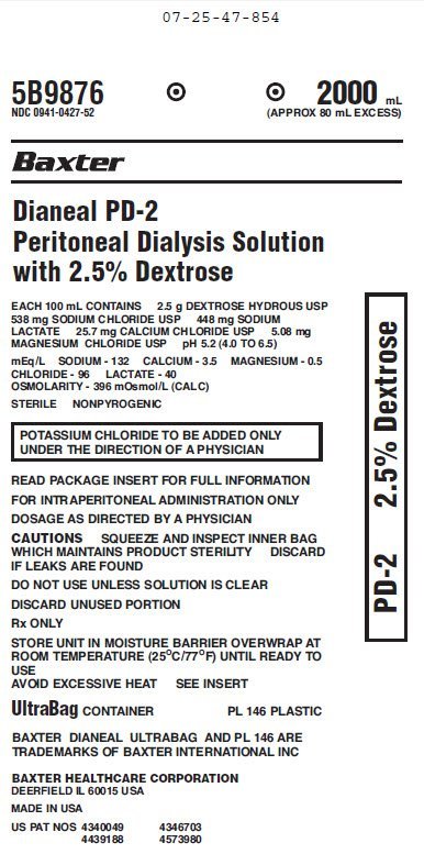 NDC 0941-0427-52 Representative Container Label