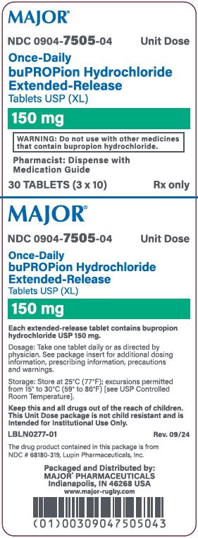 150mg carton label