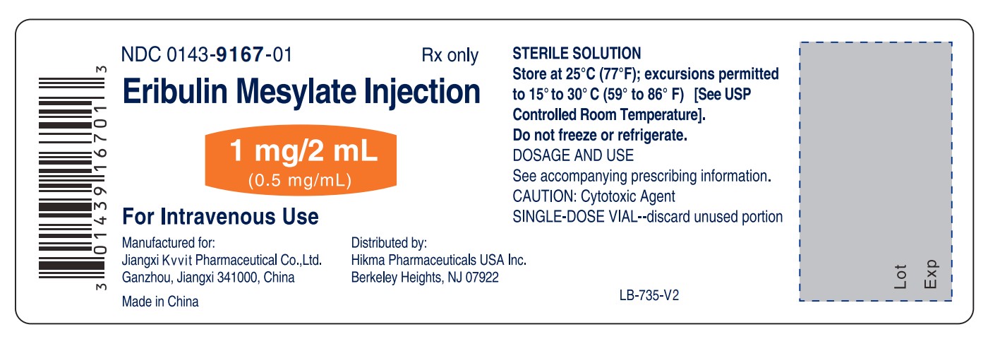 eribulin vial label