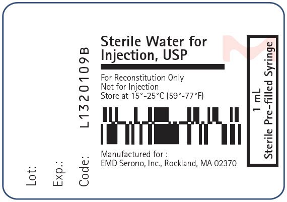 PRINCIPAL DISPLAY PANEL - 1 mL Syringe Label