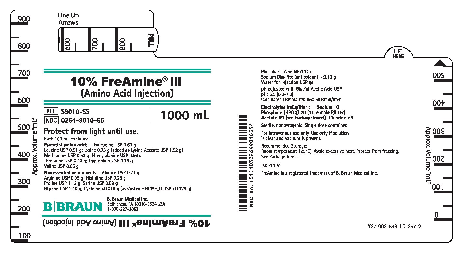 S9010-SS Container Label