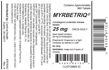 25mg bottle label