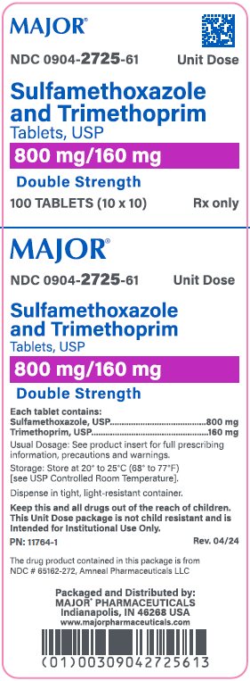 800mg/160mg carton label