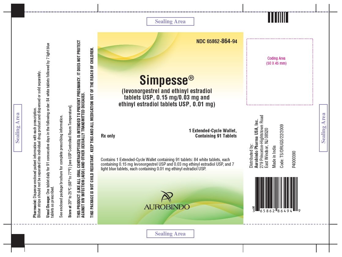 PACKAGE LABEL-PRINCIPAL DISPLAY PANEL - 0.15 mg/0.03 mg and 0.01 mg (91 Tablets Pouch)