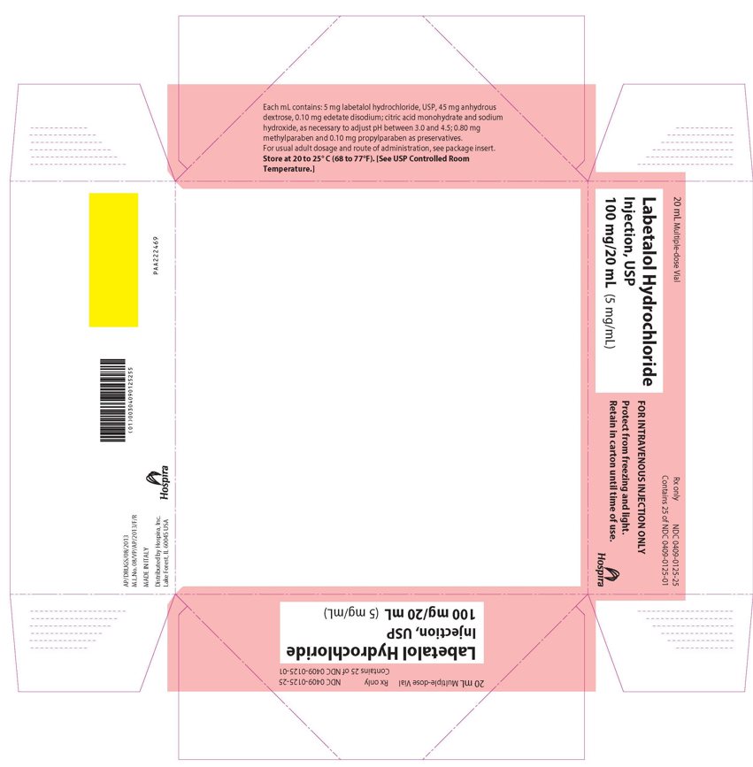 PRINCIPAL DISPLAY PANEL - 100 mg/20 mL Vial Tray 0409-0125 