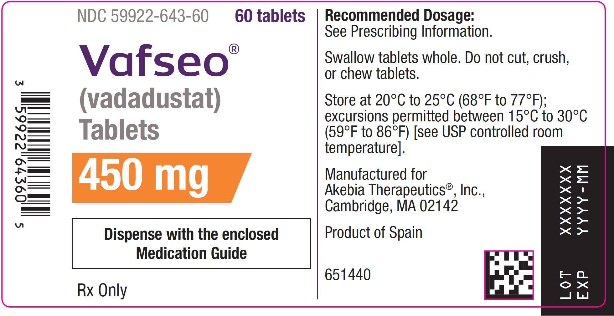 60 Count Bottle Label