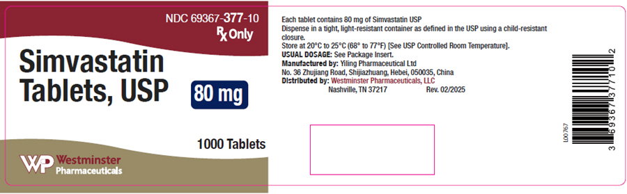 PRINCIPAL DISPLAY PANEL - 80 mg Tablet Bottle Label