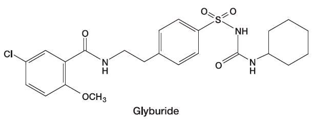 Glyburide Structural Formula