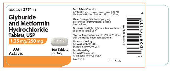 1.25 mg 250 mg 100s