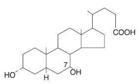 Ursodoil structural formula.