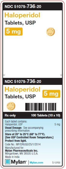 Haloperidol 5 mg Tablets Unit Carton Label