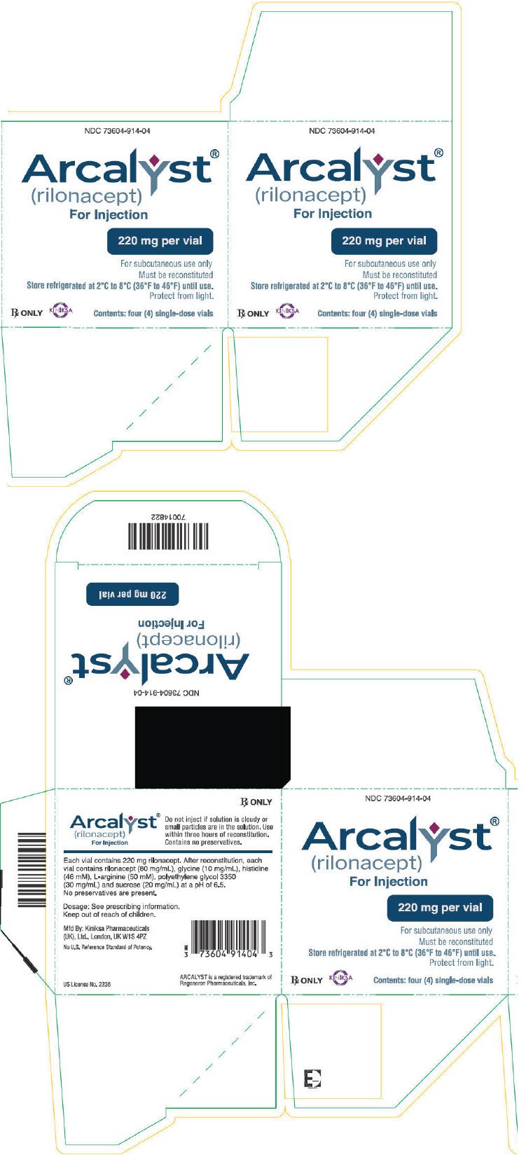 PRINCIPAL DISPLAY PANEL -  220 mg Vial Carton