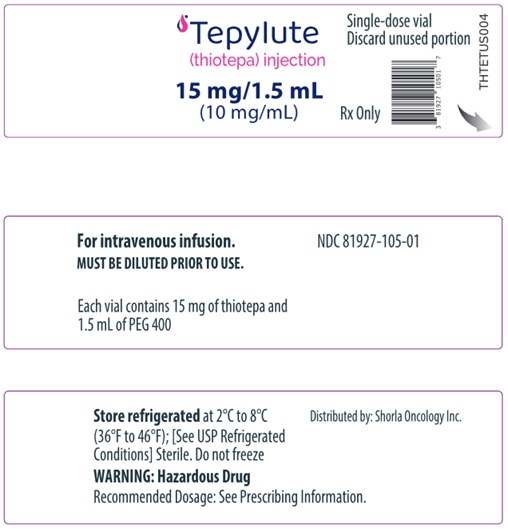 15 mg Vial Label