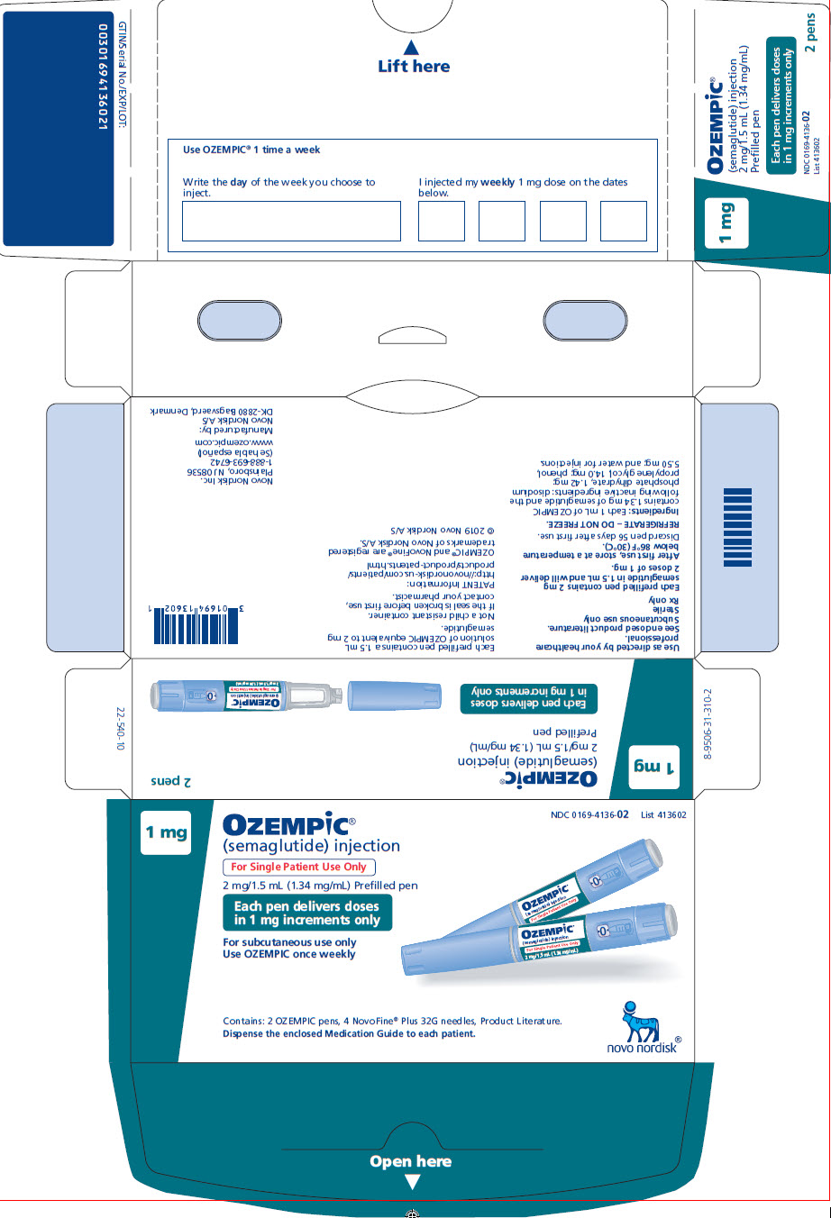 Ozempic Pen - Multi-dose Insulin pen Therapy with Variable Dose