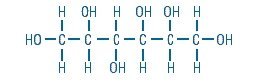 Sorbitol Structural Formula