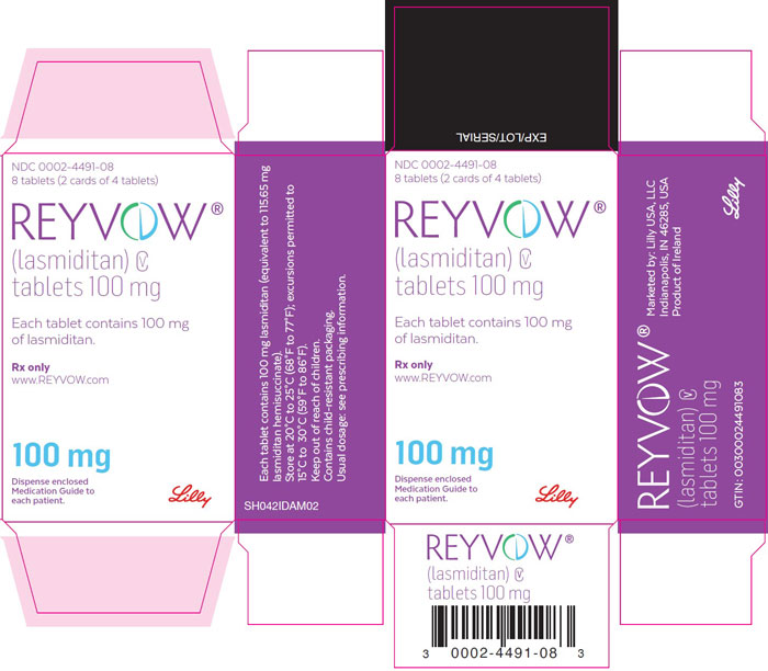 PDP Text – REYVOW 100 mg trade carton