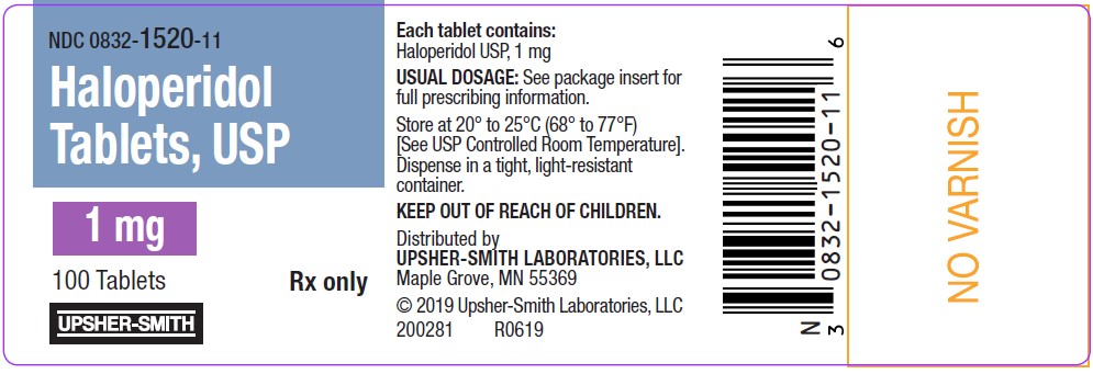PRINCIPAL DISPLAY PANEL - 1 mg Tablet Bottle Label