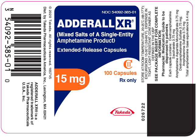 PRINCIPAL DISPLAY PANEL - 15 mg Capsule Bottle Label