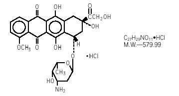 Adriamycin Injection Structural Formula