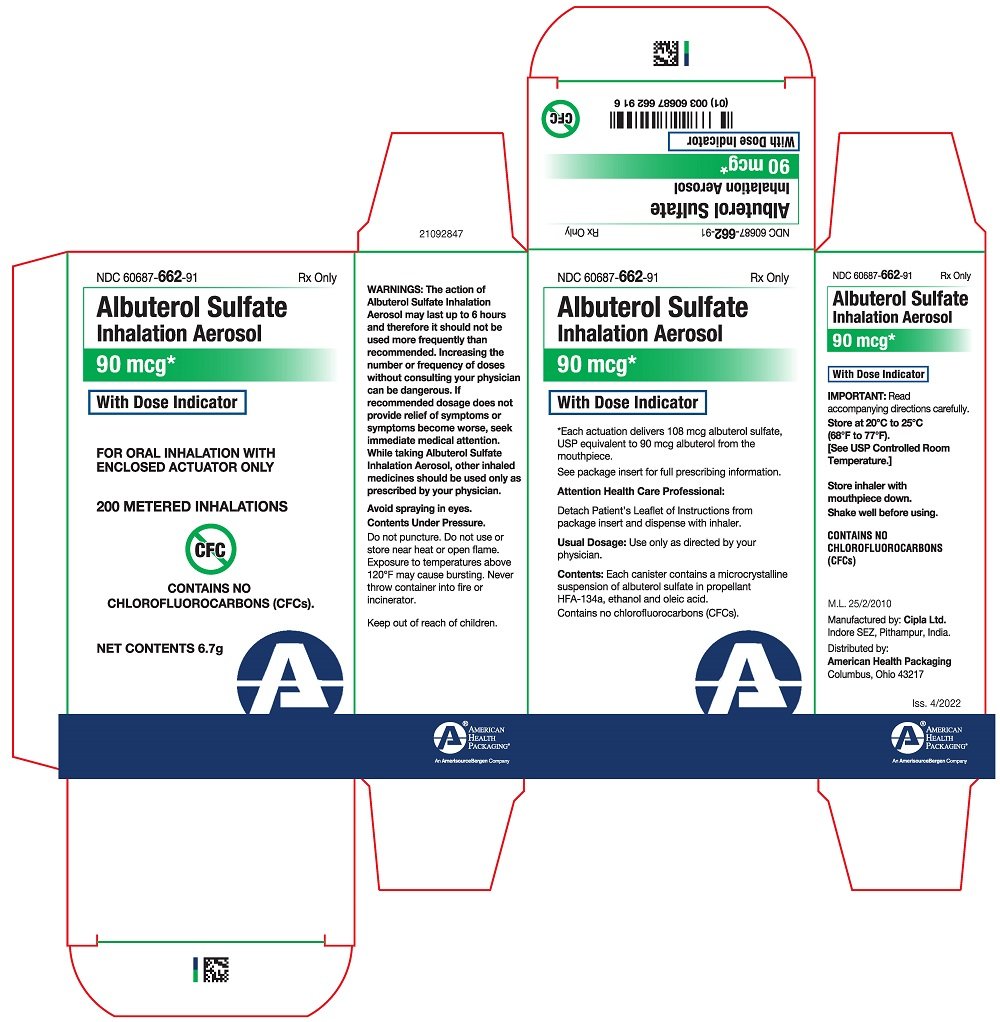 90 mcg Albuterol Sulfate Inhalation Aerosol Carton