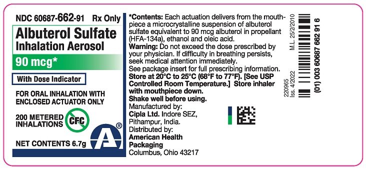 90 mcg Albuterol Sulfate Inhalation Aerosol Canister