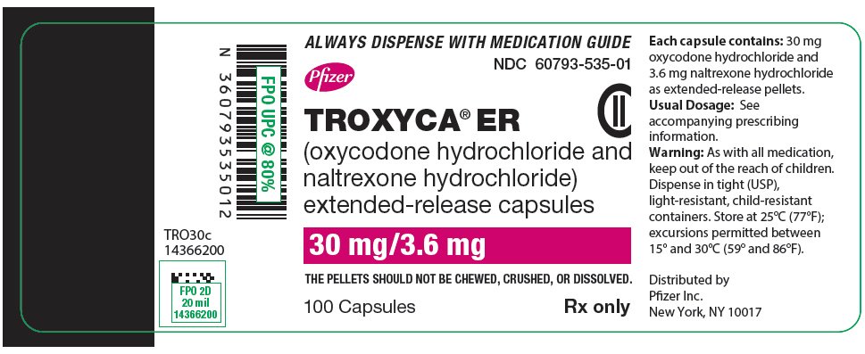 PRINCIPAL DISPLAY PANEL - 30 mg/3.6 mg Capsule Bottle Label