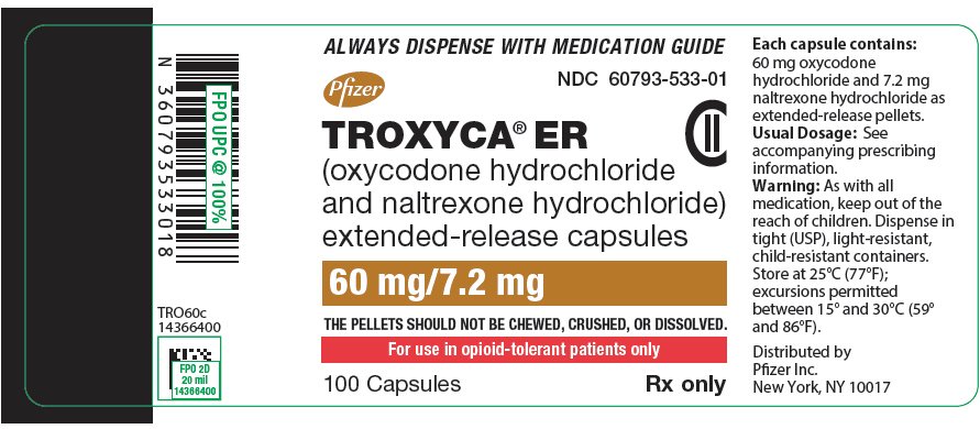 PRINCIPAL DISPLAY PANEL - 60 mg/7.2 mg Capsule Bottle Label